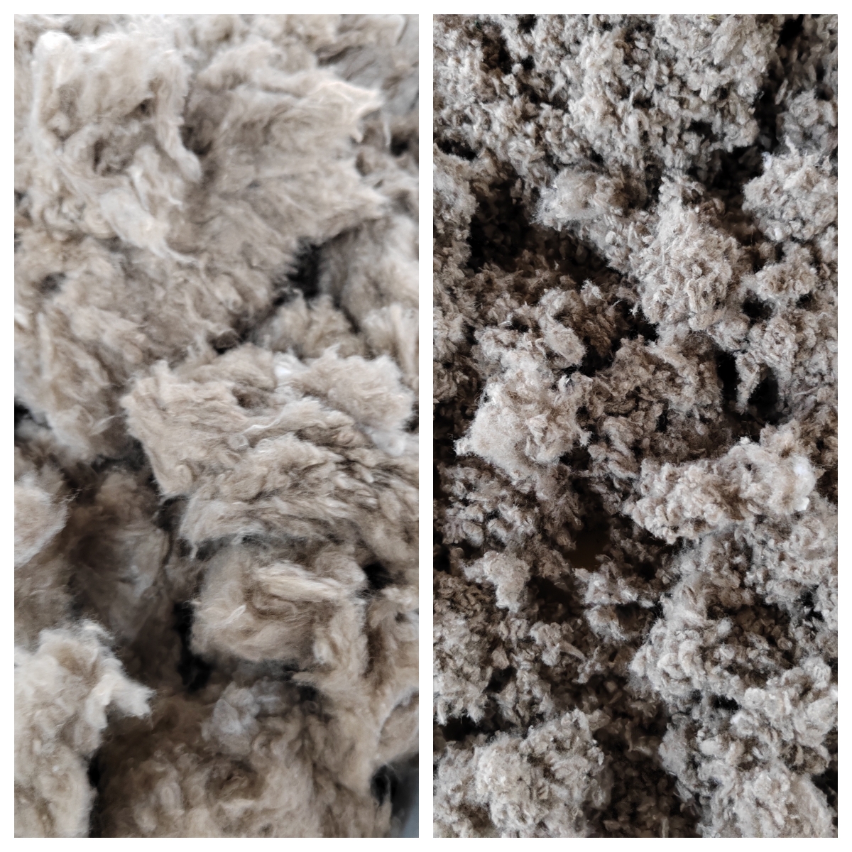 废旧工业棉花打碎效果