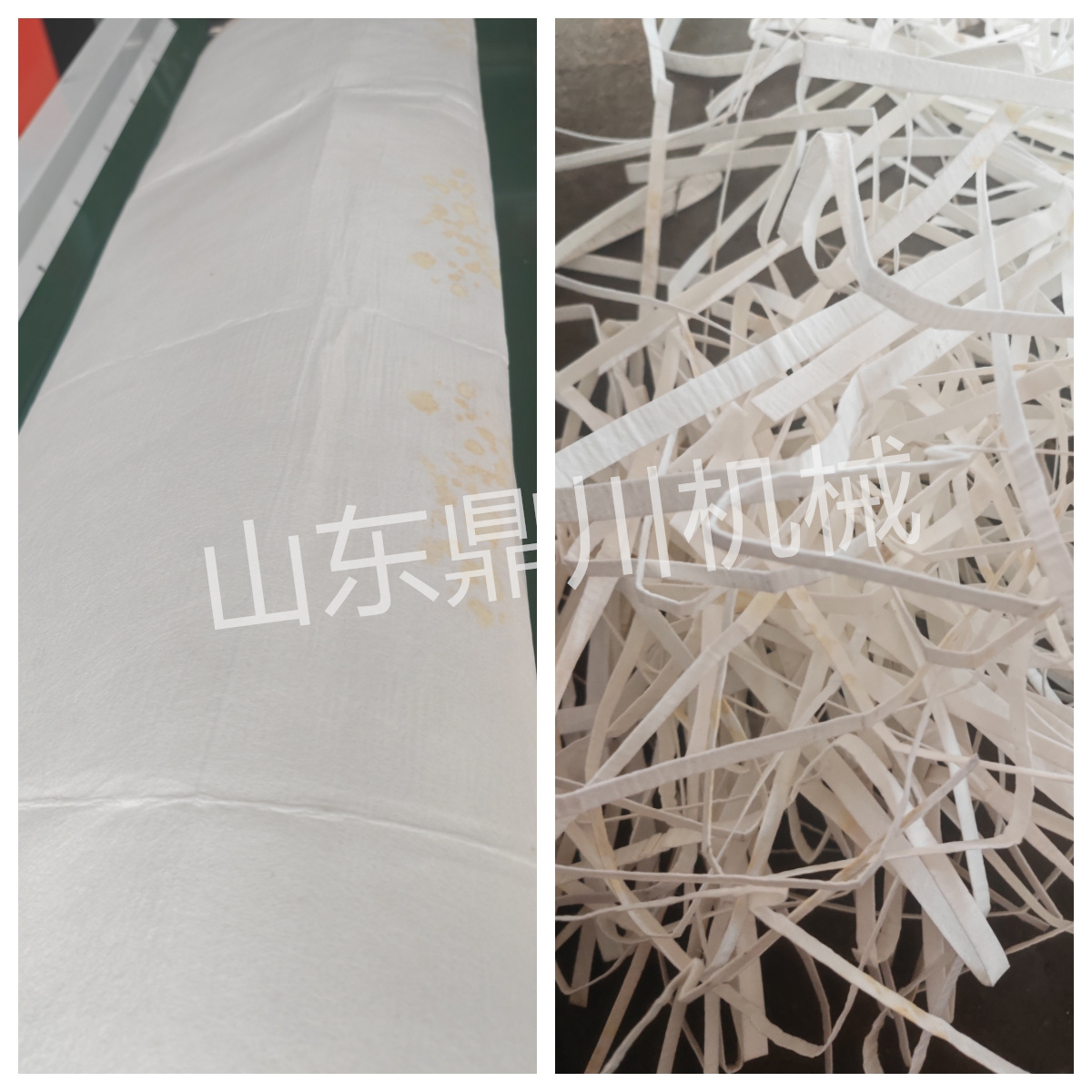 木浆纸板切条效果