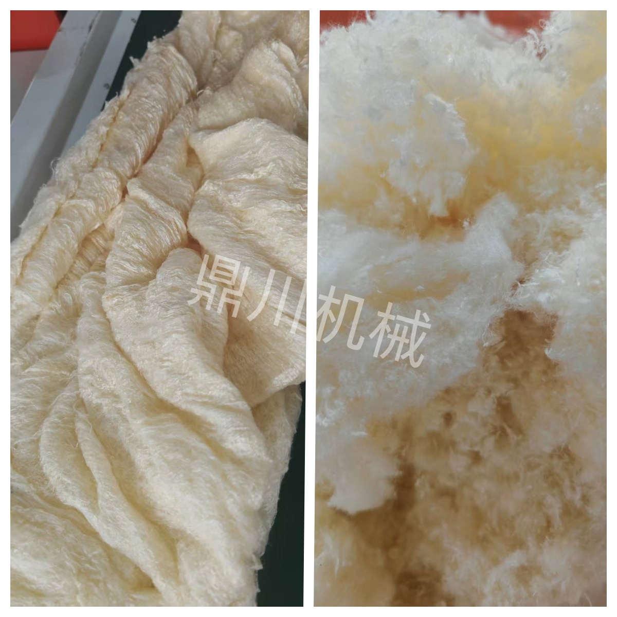 牛奶绒切断对比