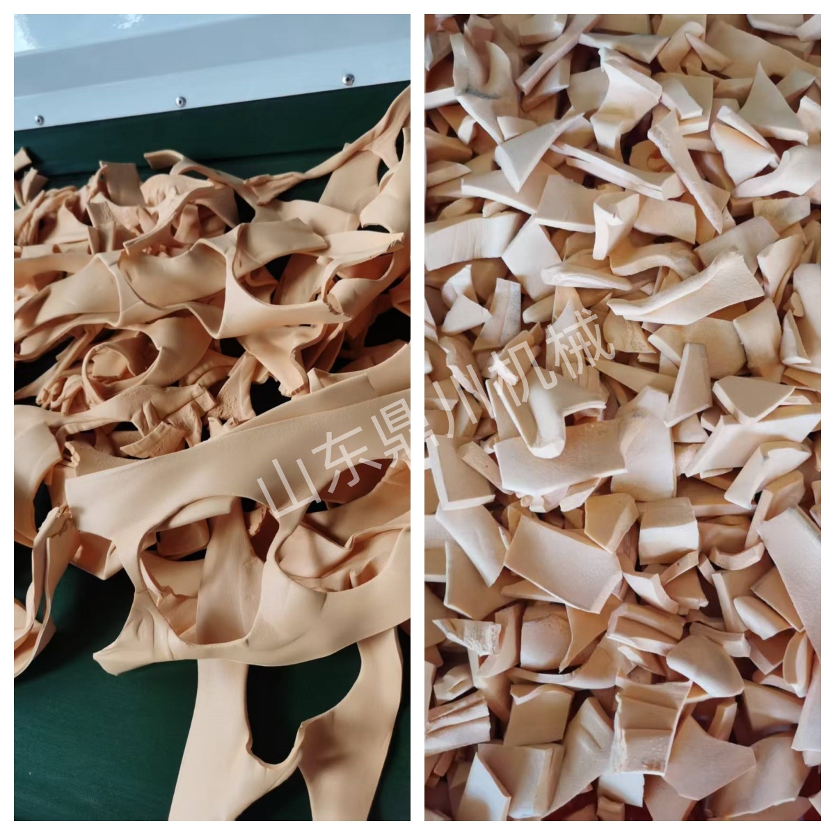 海绵切粒效果对比